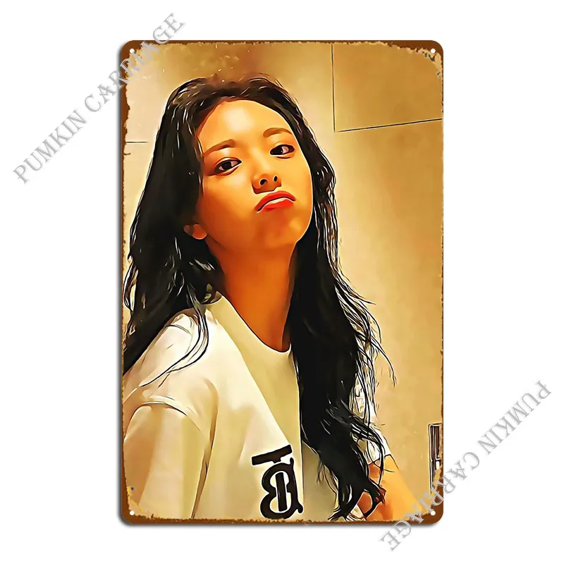 

Shin Yu Na металлический плакат, фотоплакат, домашний барный клуб, жестяной плакат