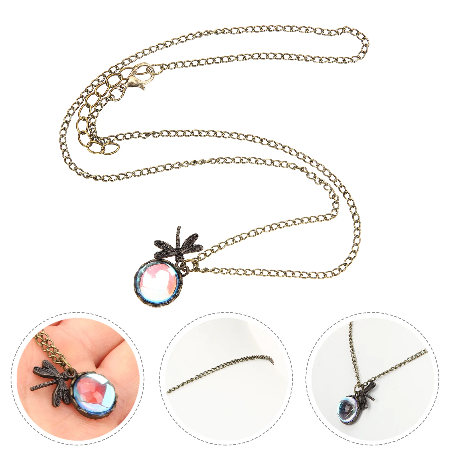 

Crystal Necklace Pendant Stonedecor Hanging Craft Exquisite Retro Neck