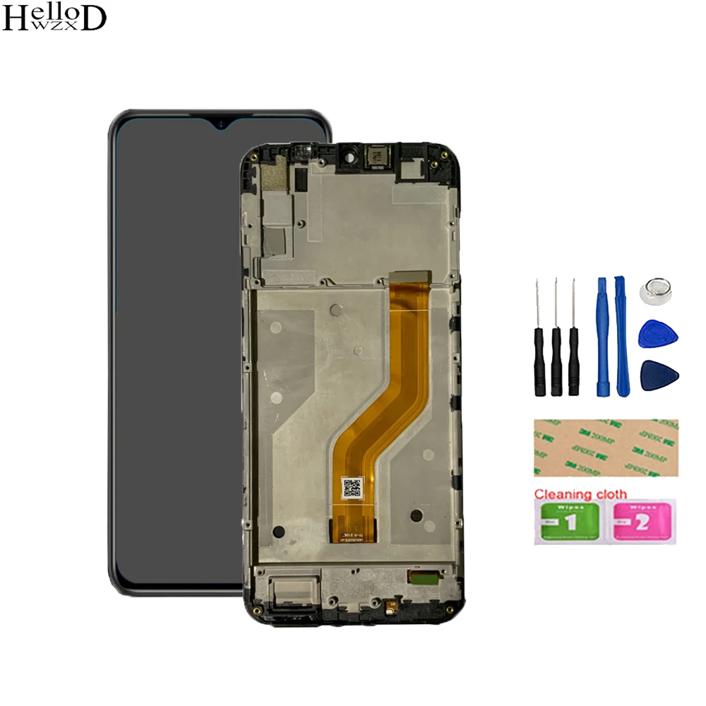 original with frame mobile phone lcd display for doogee x96 pro lcd display touch screen digitizer sensor assembly tools free global shipping