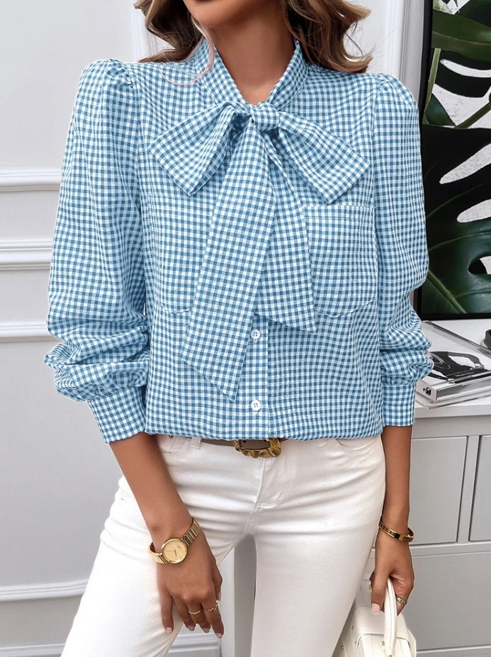 Элегантная женская футболка летняя модная Корейская версия Повседневная Блузка