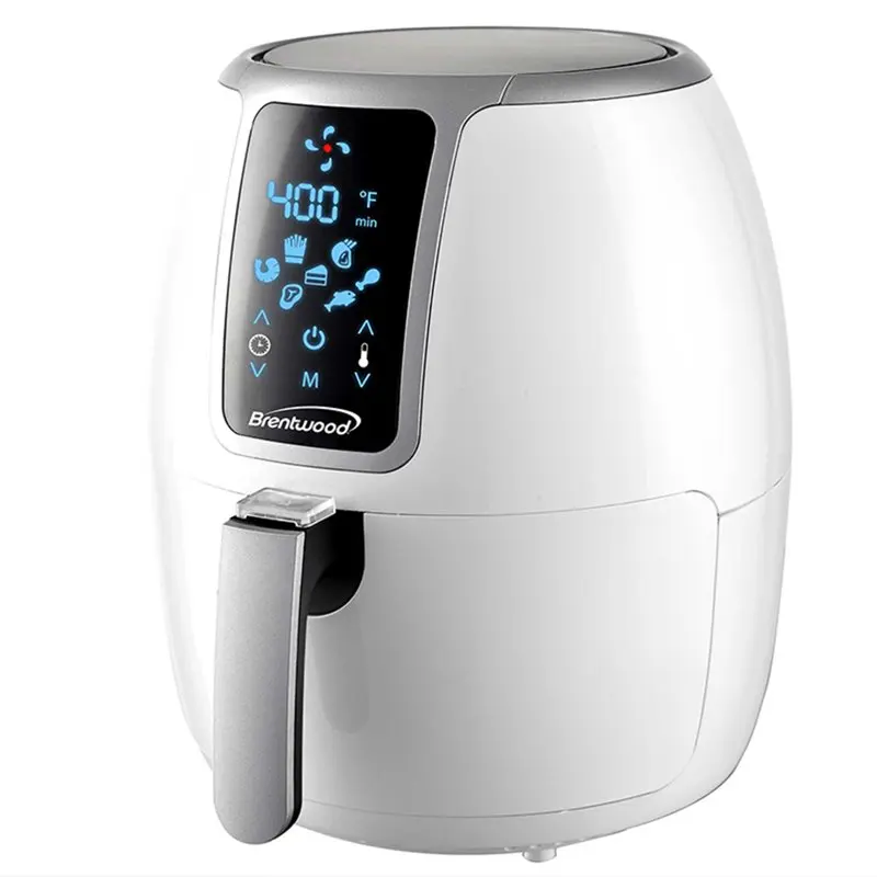 

1400 Watt 4 Quart Digital Air Fryer with Temperature in White
