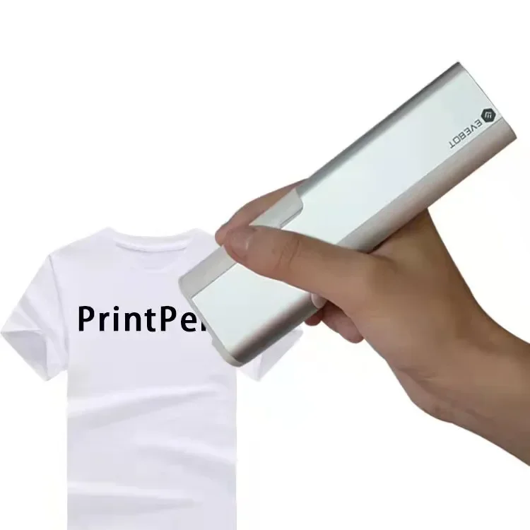 Фото Новый дизайн EVEBOT Printpen Портативный принтер Ручка для печати с чернильным картриджем Ручная струйная ручка для татуировки Печать №1