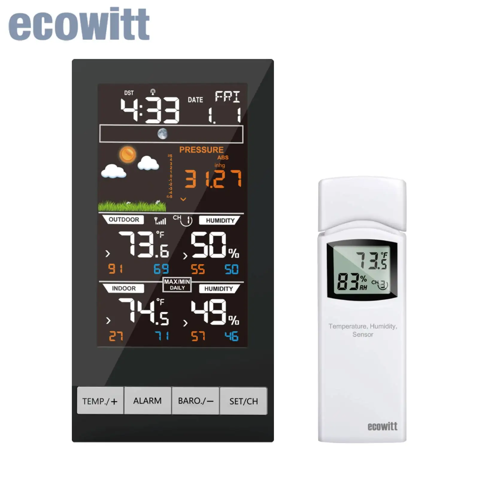 

Метеостанция Ecowitt WN2810 для дома