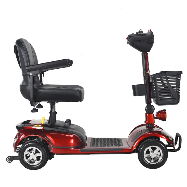 EHOODAX Electric Mobility Scooter 4 Wheel Portable Foldable For Adult Elderly Disabled Outdoor Sport 24V12AH 350W Motor 8-10KM/H 5