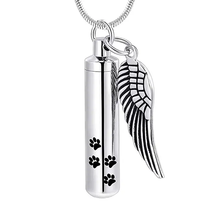 

5pcs Stainless Steel Frog Pendant Cremation Memorial Pendant for Ashes Urn Keepsake Necklace Waterproof Jewelry