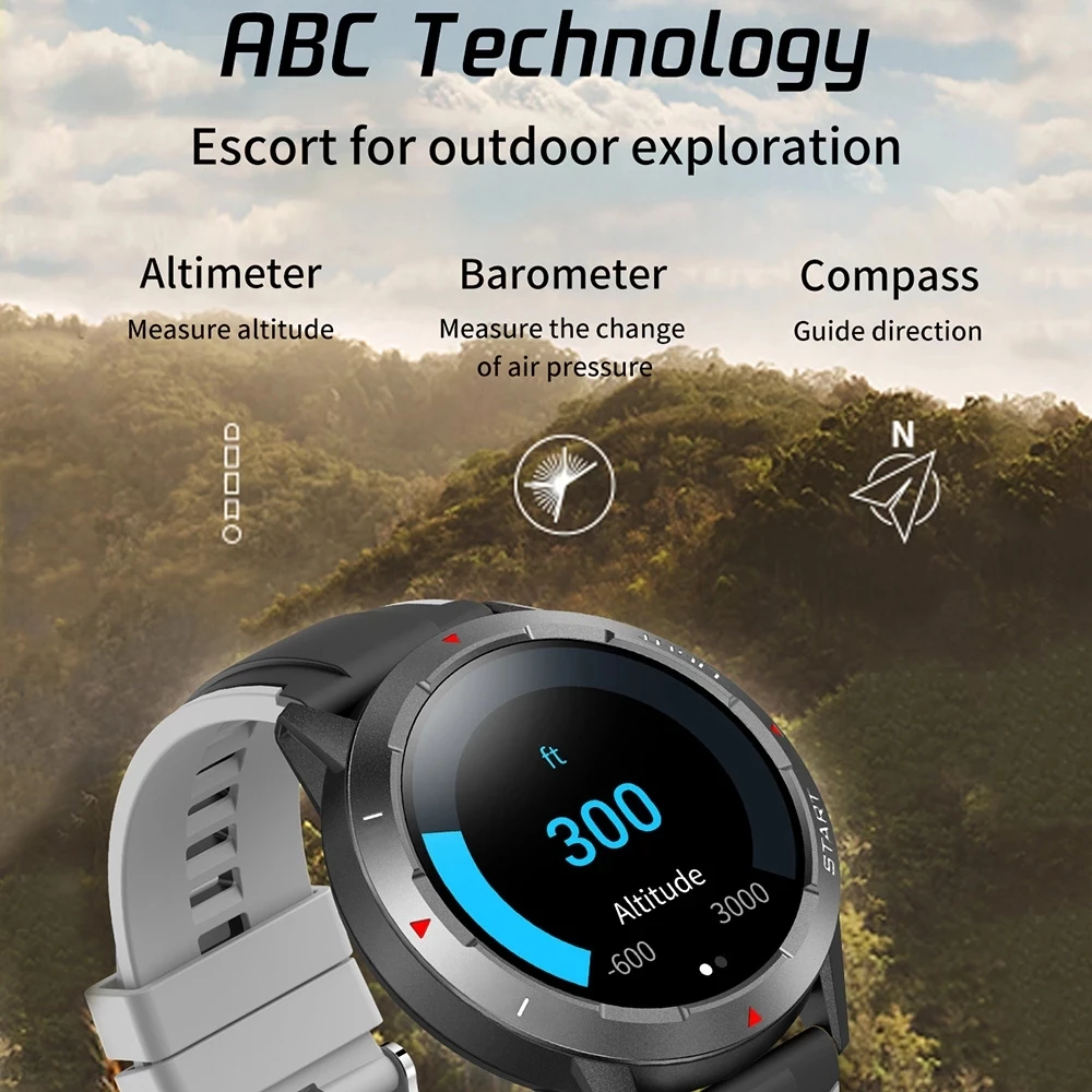 VWAR Runner 2 GPS спортивные Смарт-часы для мужчин IP68 Водонепроницаемые умные часы