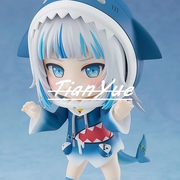 Фото Аниме Gawr Gura 1688 милая Hololive Girl шарнирная фигурка модель игрушки Рождественский подарок 10 см №5
