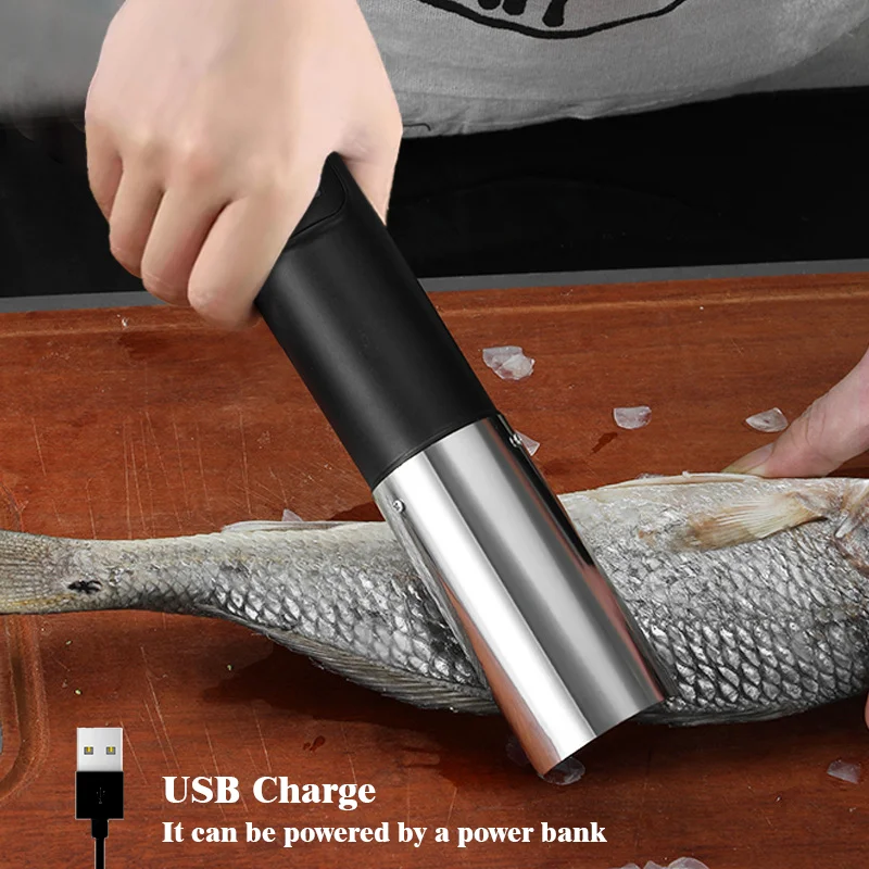 

Аккумуляторный Электрический Очиститель 3000 мАч Инструменты для удаления рыбы водонепроницаемый портативный скалер для зарядки