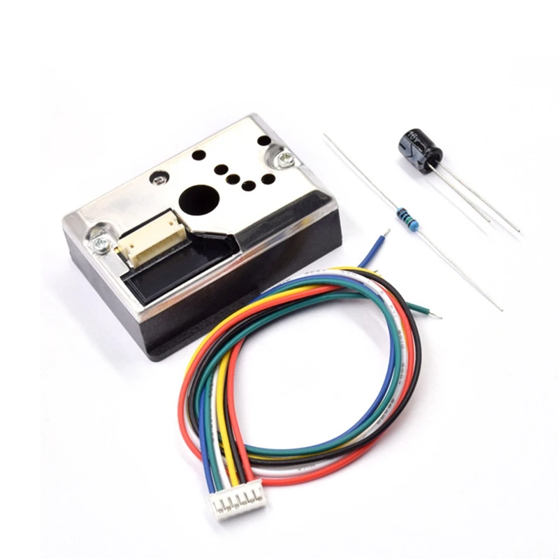 

GP2Y1014AU0F GP2Y1010AU0F GP2Y1010AUOF Optical Dust Sensor Smoke Particle Sensor With Cables