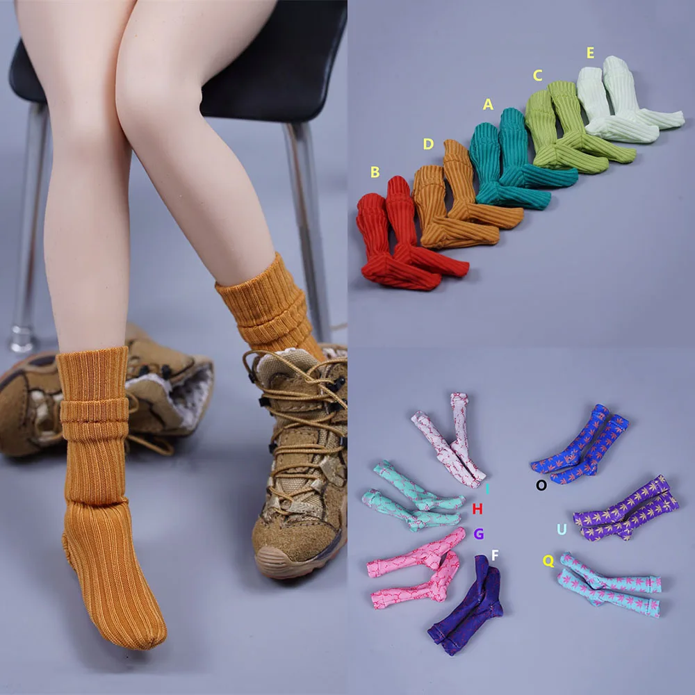 

In Stock SA Toys SA072 1/6 Male Female Clothes Accessories Fashion Colorful Middle Socks fit 12 inches TBL PH Action Figure