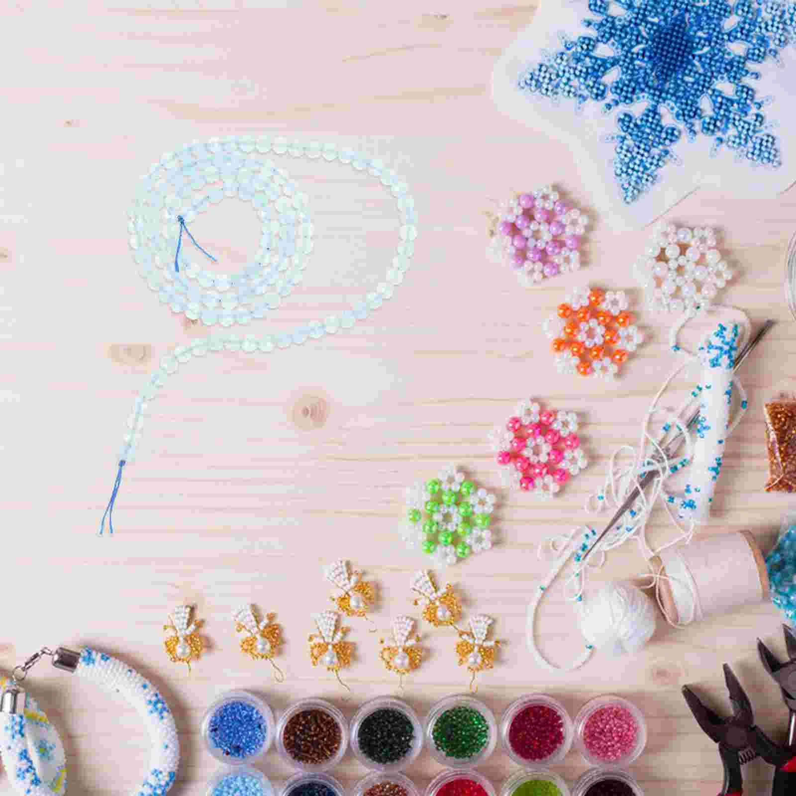 

128 Pcs Jewelry Beads Spacer Natural Stone Crafting Supplies Crafts Bracelet Necklace Making