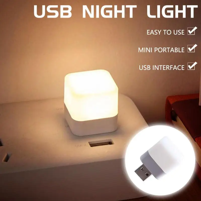 

Usb Book Lights Reading Light Mini Usb Plug Lamp Led Rechargeable Lamp Small Round Desk Lamp Portble Night Light