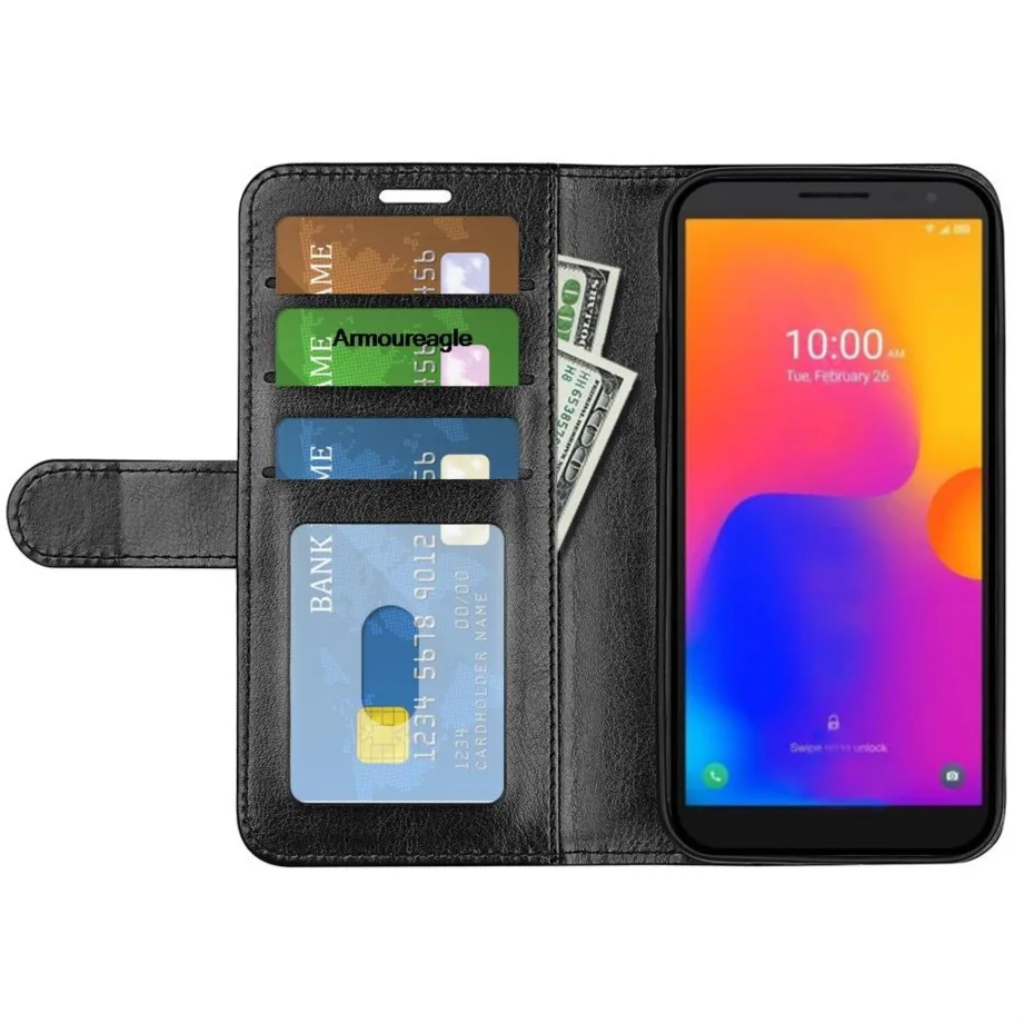 for alcatel 1b 2022 case 5031d 5031a 5031g 5031j 5031 d flip wallet leather guard protective phone folio back cover book