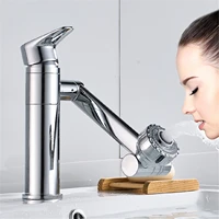 2022 popular washbasin kitchen 360 degree rotating faucet hot and cold water adjustable multifunctional faucet bathroom sink
