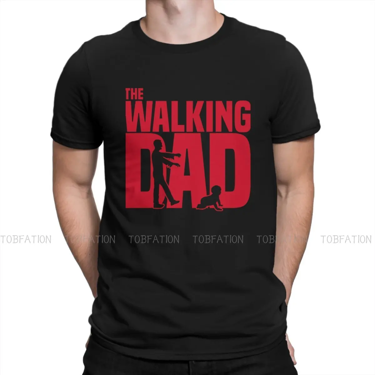 

The Walking Dead Rick TV Dad T Shirt Vintage Graphic Teenager Summer Large Cotton Men's Clothes Harajuku Crewneck TShirt