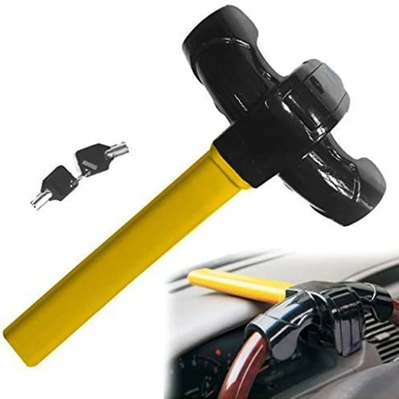 High Quality Custom Auto Supplies Car Steering Wheel Lock Security Anti-theft Steering Wheel Lock for Car