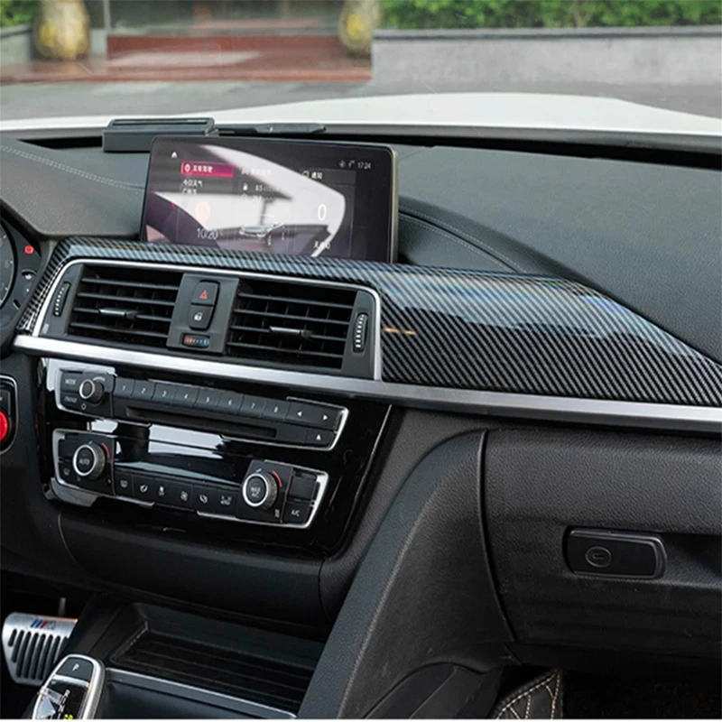 Лучшая наклейка на панель центральной консоли автомобиля из углеродного волокна