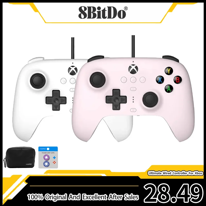 

8BitDo Ultimate Wired Controller For Xbox Series S/X Xbox One Windows 10 11 Wired USB Gamepad Support Software Adjust Button