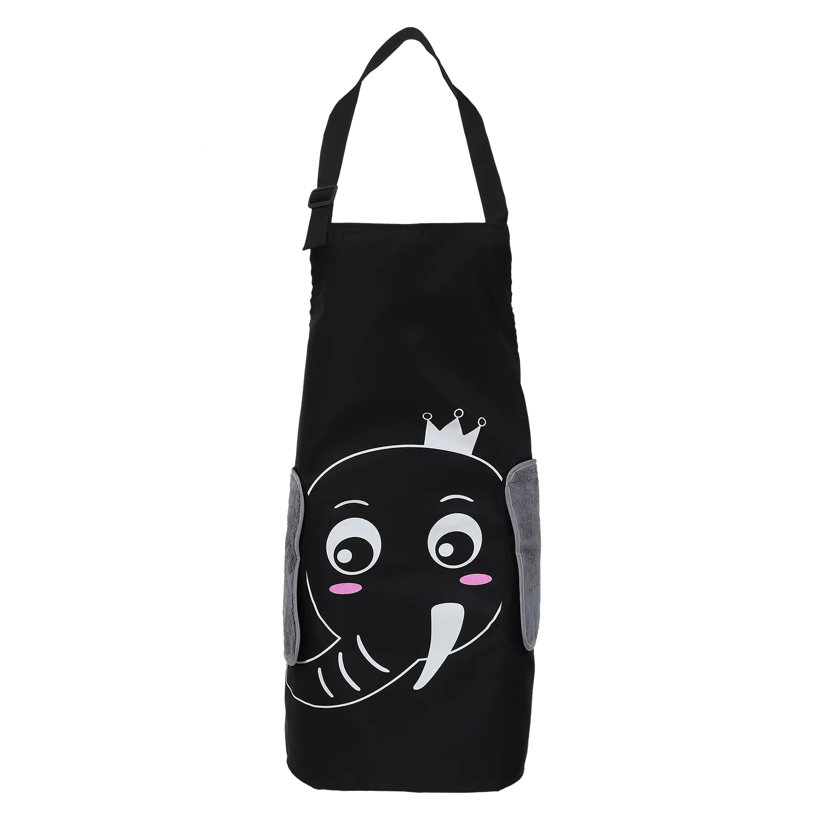 

Lovely Hand-wiping Cooking Apron Household Kitchen Apron Adult Waterproof Apron