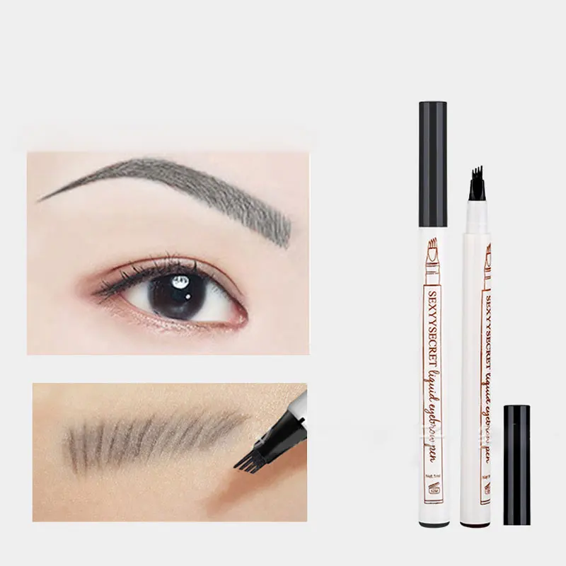 

Водостойкая жидкая тушь для бровей, 1 шт., долговечный инструмент для красоты глаз, простой в использовании и использовании карандаш для бровей, не выцветает, 5 цветов