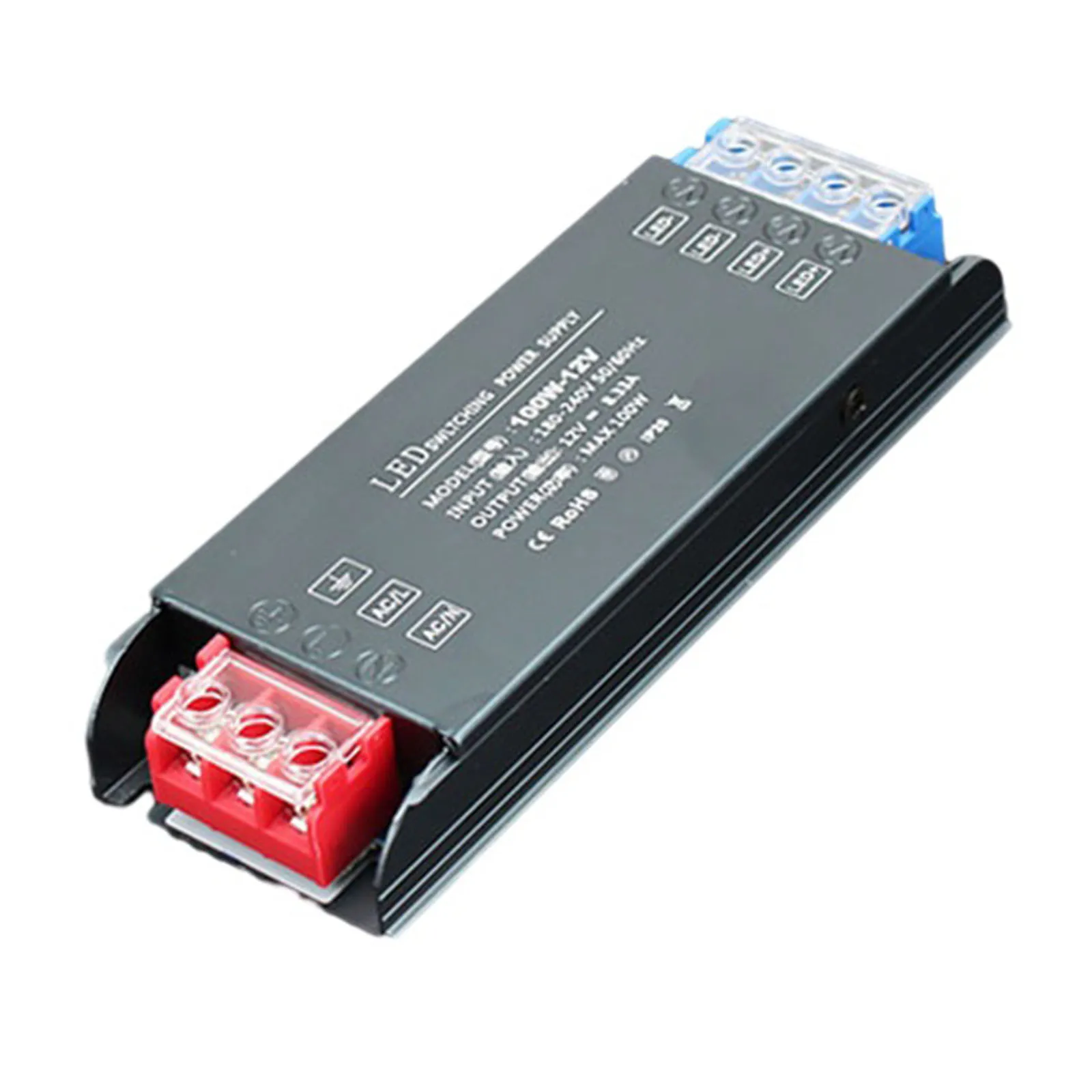 

Светодиодный источник питания AC180-240V Mute осветительные трансформаторы 100W Светодиодный Driver адаптер питания светильник трансформатор с входом 24V AC