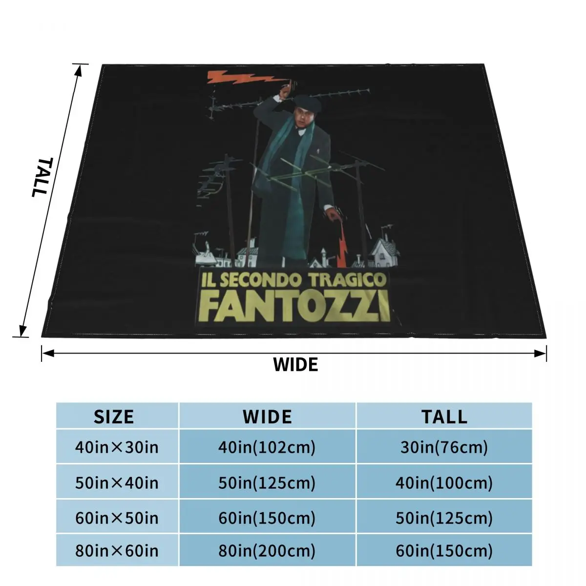 Одеяло для полета Fantozzi Paolo изысканное дышащее в стиле ретро