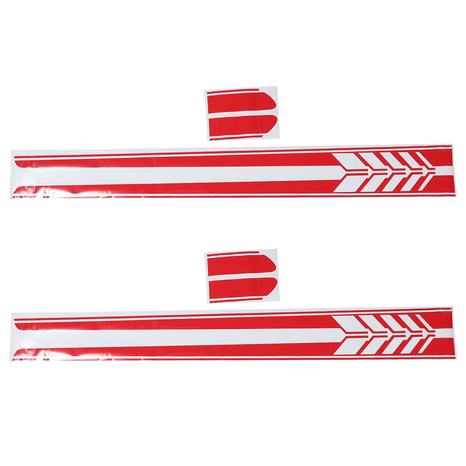 

2pcs Car Racing Stickers Stripe Decals Car Side Stripe Stickers Car Decals