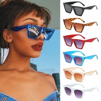 summer streetwear square frame eyewear goggles sun glasses sunglasses for women vintage shades