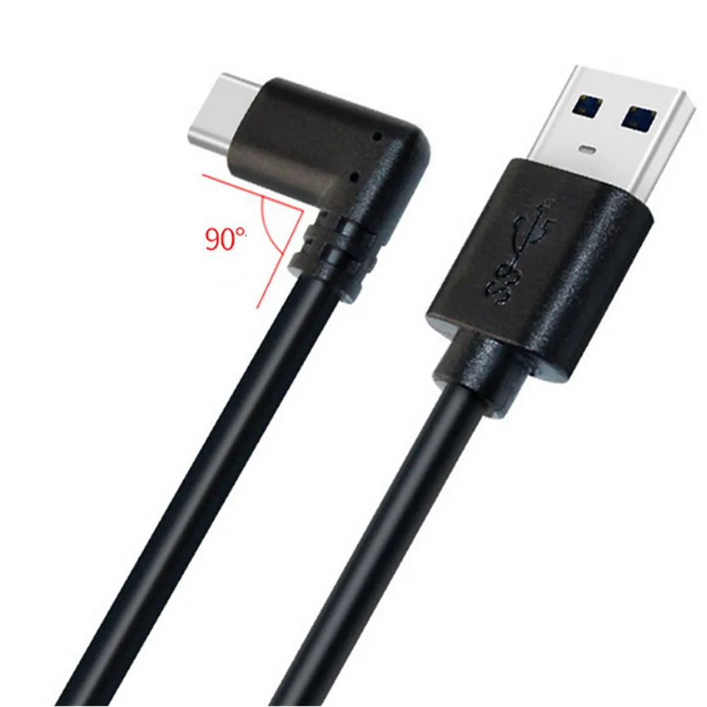 

3m/4m/5m USB 3.2 Gen1 Type-C Data Cable 90 Degree Elbow Streaming Cable Line for Oculus Quest 2 VR Headset Accessories