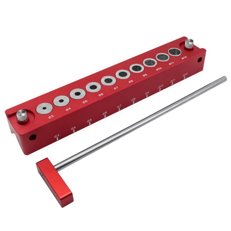 

Self-Centering Vertical Drilling Guide for Carpenter Pocket Hole Doweling Jig