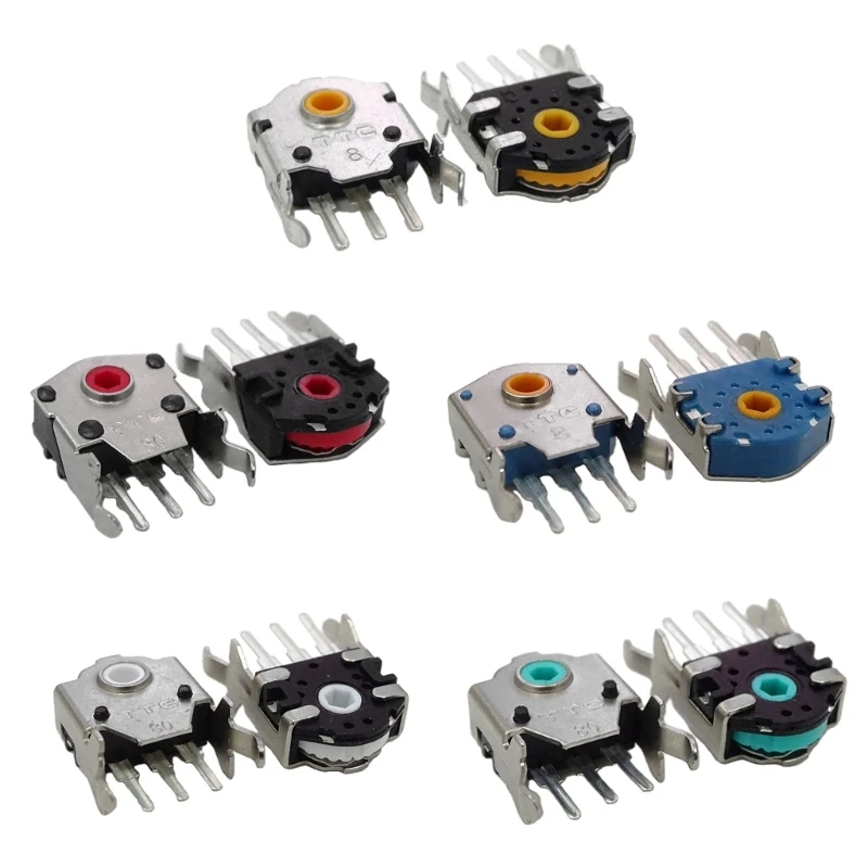 20CB 2 шт. серебристый зеленый золотой красноватые ядра TTC 8 мм кодеры для мыши