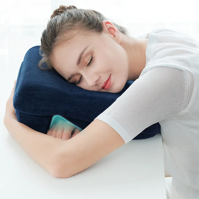 

Memory Foam Nap Pillow For Travel Headrest Neck Support Cushions Office Rest Lunch Break Pillow Orthopedic Student Desk Sleeping