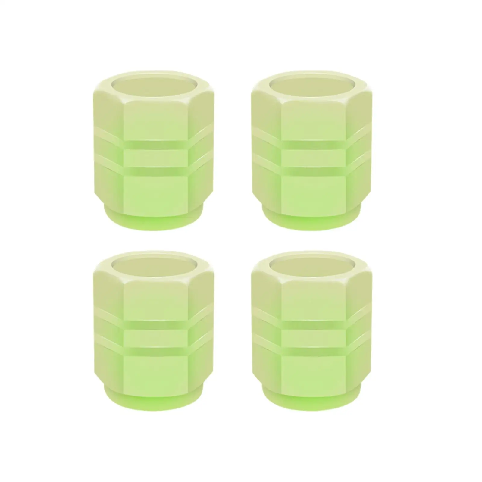 

4Pcs Tire Valve Stem Caps Stem Covers in Dark Luminous Dust Caps for Trucks