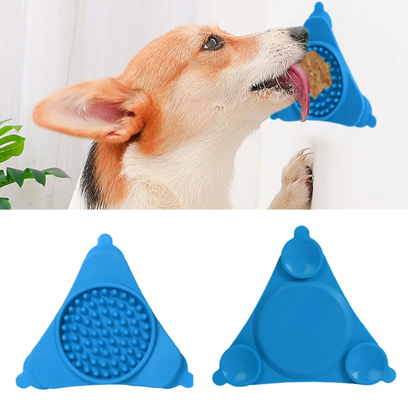 

Pet Feeding Mat Dog Lick Pad Slow Food Pads Sucker Feeder Pad Silicone Dispenser Bathing Bowl Cup Pet Supplies Training