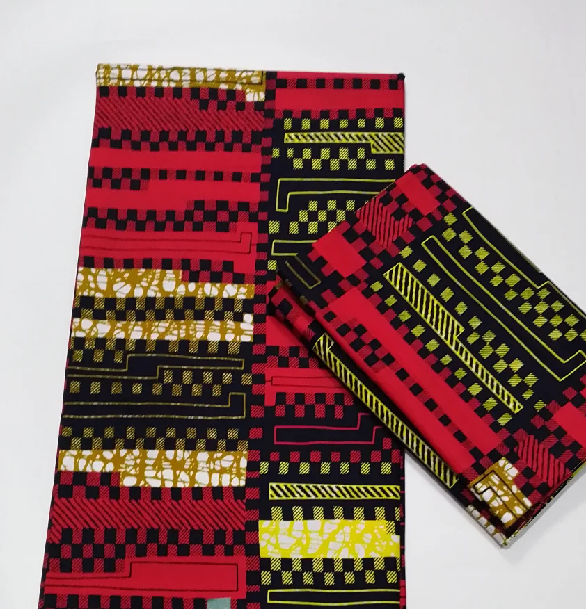 

2023 New Ankara Wax Printed Fabric High Quality 100% Cotton Soft Pagne Guaranteed Veritable African Real Wax Fabric For Dresses