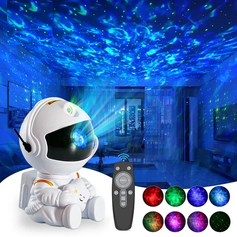 

Galaxy Star Projection LED Night Light Laser Nebula Atmospheric Projector Remote Control Bedroom Descorate Children Gifts