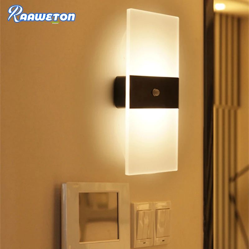 Светодиодная настенная лампа домашний декор светодиодный освещение для спальни