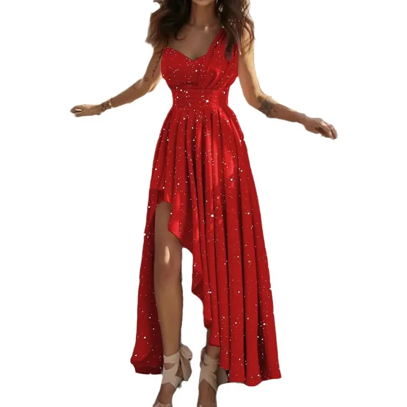 Женское вечернее платье huytrev красное