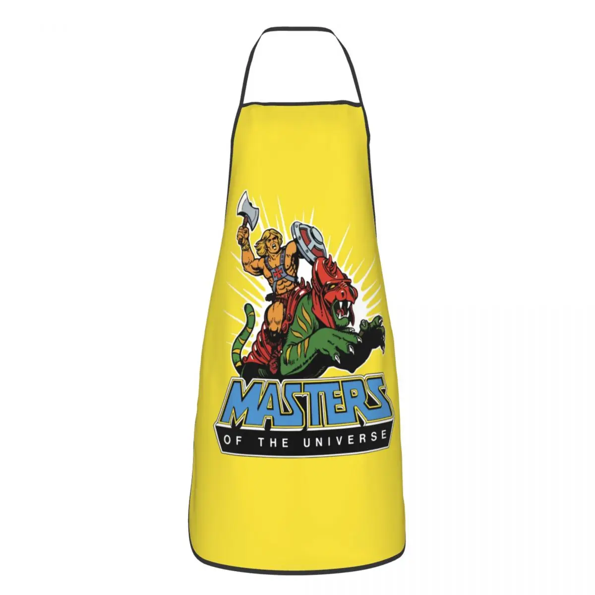 

Unisex Masters Of The Universe He-Man Kitchen Chef Cooking Baking Apron Women Men Fantasy Movie Tablier Cuisine for Gardening