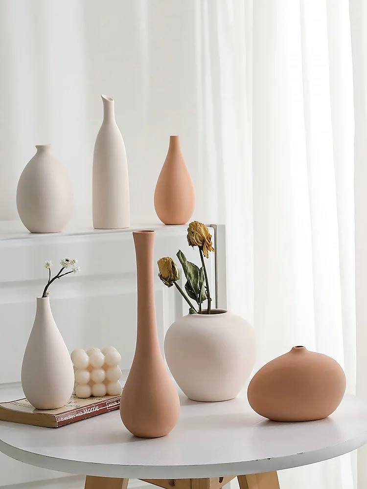 Украшение для гостиной керамическая ваза украшения интерьера белая в китайском