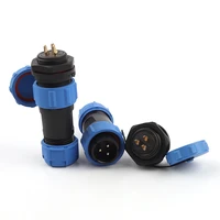 sp21 rear nut aviation plug ip68 waterproof connector 23457912 pin panel mount connector male and female connector