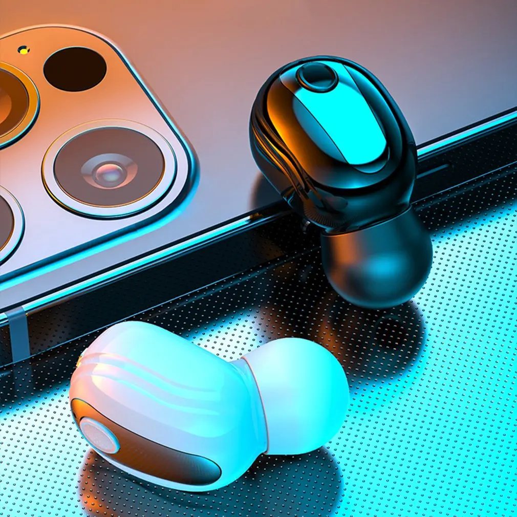 

Наушники-вкладыши Sport 5,0, Bluetooth-совместимая гарнитура с USB-кабелем, беспроводная батарея, наушники с длительным временем работы в режиме ожид...