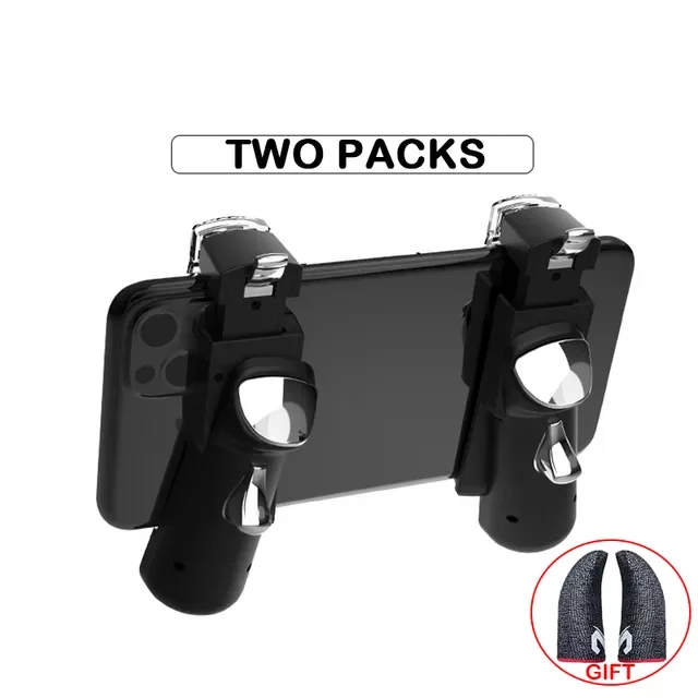 

Trigger Grip Mobile Phone Six-fingered Pulse Assist Controller 1L1R Gamepad For Android IOS FPS Shooting Game Accessories