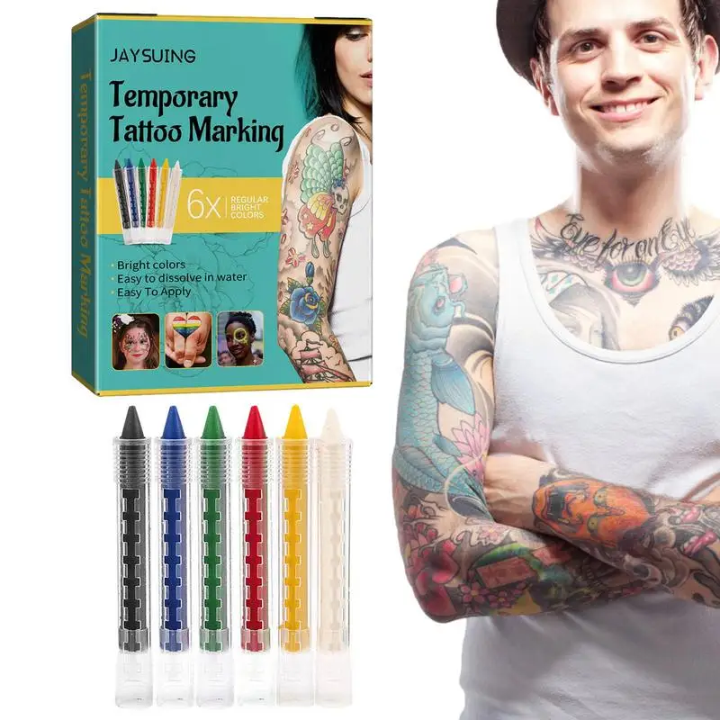 

Temporary Tattoo Pen Waterproof Temporary Tattoo Markers Kids Temporary Tattoo Set Skin Friendly Body Makeup For Girls Teen