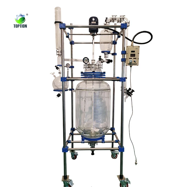 

reactor with agitation reactor glass chemical stirred tank reactor