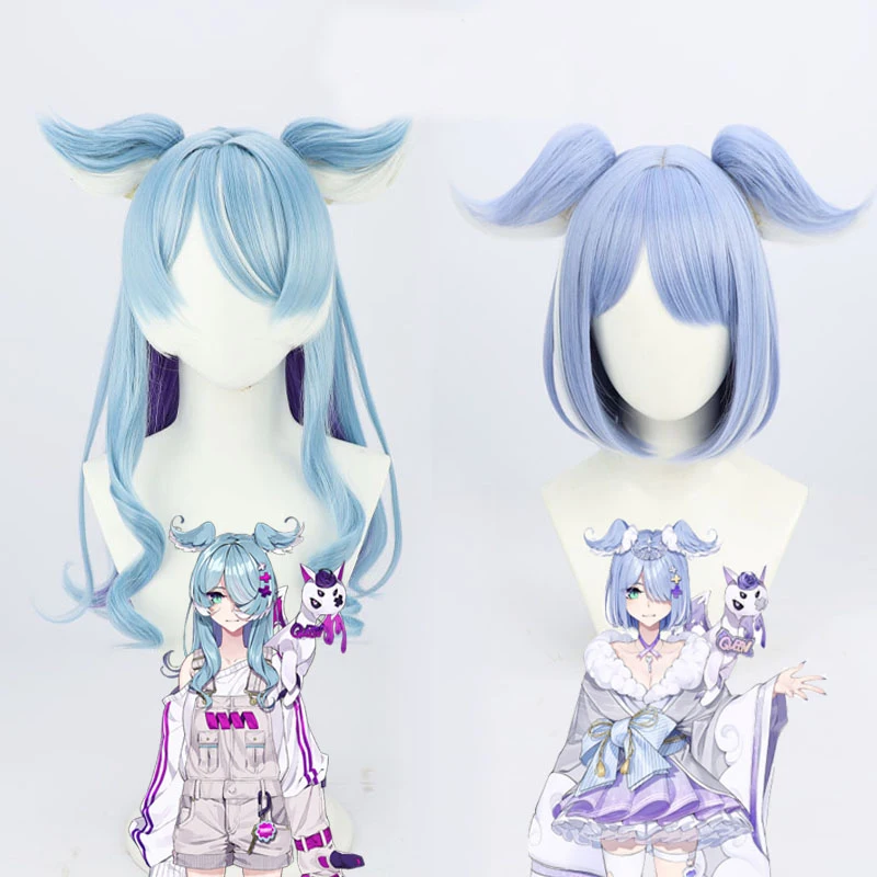 

Парик для косплея волос Vtuber Elira Pendora