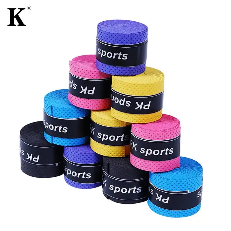 

10Pcs Tennis Overgrips Tape Anti-Slip Bicycle Handlebar Sport Badminton Racket Grips Sweatband Fishing Rods Over GripSweat Band