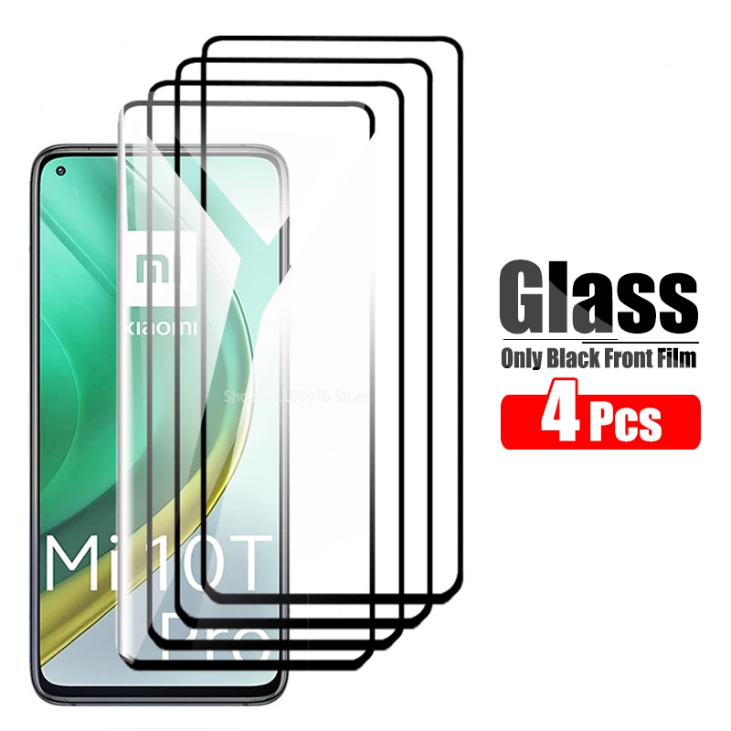 

4 Pcs Screen Protective Glass For Xiaomi Poco M3 Pro X3 NFC F3 GT Tempered Protector On Xiomi Mi A3 A2 11T 10T Lite 9T Film