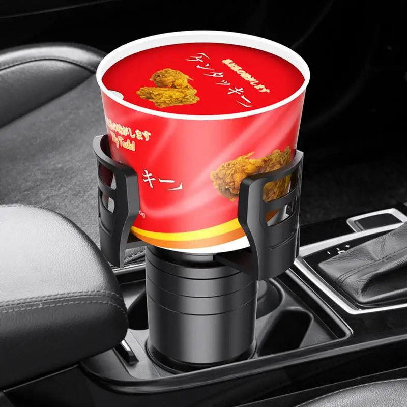 

Car Cup Holder Expander 4 In 1 Multifunctional Drinks Holder Adjustable Organizer For Snack Bottles Cups Car Accessories