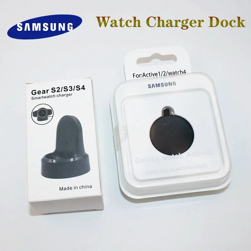 

Оригинальное беспроводное быстрое зарядное устройство для Samsung Gear S3/S2 Watch 3 Watch 4 LTE Active2 Xiaomi S1 Android Watch зарядный кабель док-станция